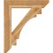 Ekena Millwork Merced Slat Rough Sawn Bracket, Western Red Cedar, 6"W x 36"D x 42"H BKT06X36X42MRC06RWR - alternate 3
